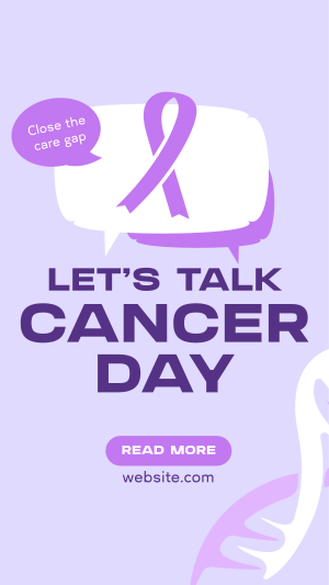 Cancer Awareness Discussion Instagram story Image Preview