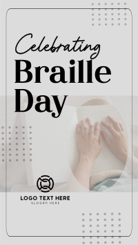 International Braille Day Instagram Story Design