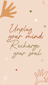 Unplug your mind TikTok video Image Preview