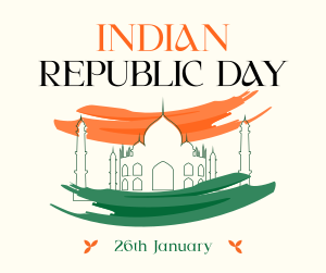Celebrate Indian Republic Day Facebook post Image Preview
