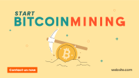 Start Crypto Mining Facebook Event Cover Design