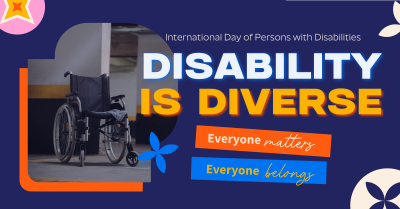 Disabled People Matters Facebook ad Image Preview