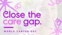 Swirls and Dots World Cancer Day Video Design