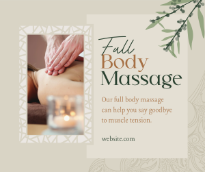 Luxe Body Massage Facebook Post Image Preview