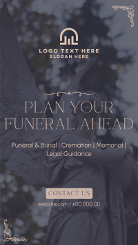 Funeral Services Instagram story Image Preview