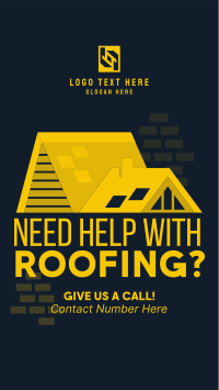 Roof Construction Services Instagram Reel Design
