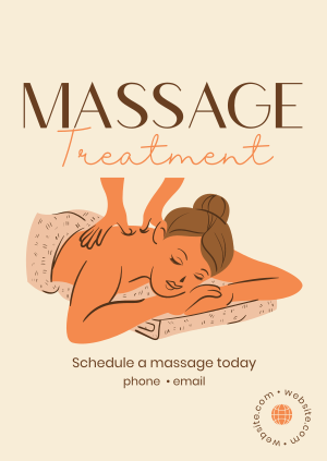 Best Massage Treatment Poster Image Preview