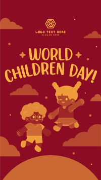 Children Day Cartoon TikTok Video Preview