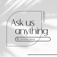 Simply Ask Us Instagram Post Design