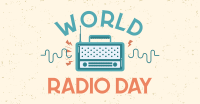 Simple Radio Day Facebook Ad Design