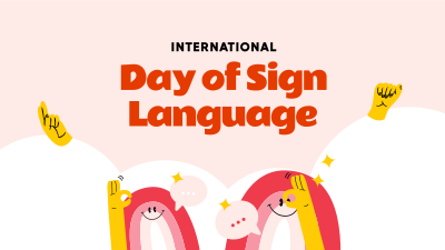 Sign Language Day Facebook event cover Image Preview