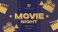 Movie Marathon Night Facebook event cover Image Preview