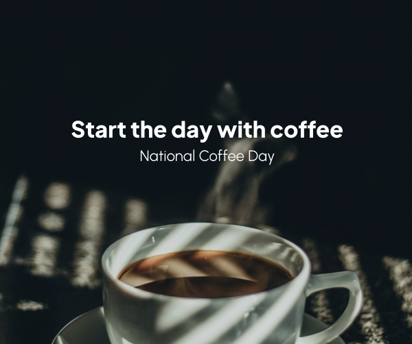 Start with Coffee Facebook Post Design Image Preview