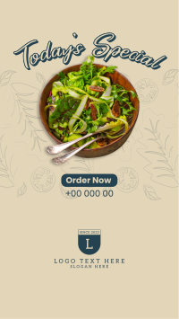 Salad Cravings Facebook Story Design