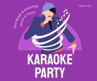 Karaoke Party Facebook post Image Preview