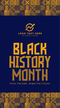 Neo Geo Black History Month Instagram Story Design