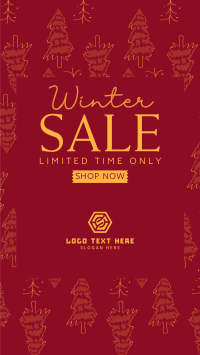 Winter Pines Sale Instagram Reel Design