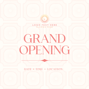 Vintage Grand Opening Instagram post Image Preview