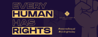 Every Human Has Rights Facebook cover Image Preview