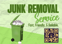 Junk Removal Service Postcard Image Preview