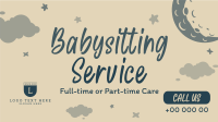 Cute Babysitting Services Animation Design