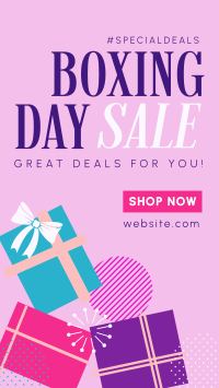 Boxing Day Special Deals Instagram Story Design