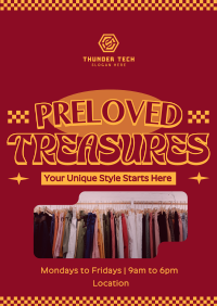 Preloved Clothing Store Poster Image Preview