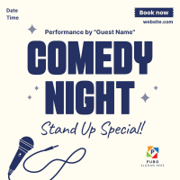 Stand Up Comedy Special Instagram Post Design