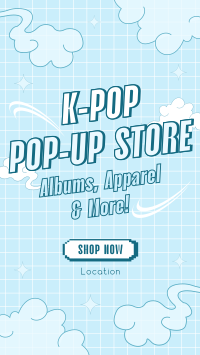 Kpop Pop-Up Store YouTube short Image Preview
