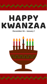 Happy Kwanzaa Instagram Story Design