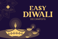 Diwali Festival Pinterest Cover Design