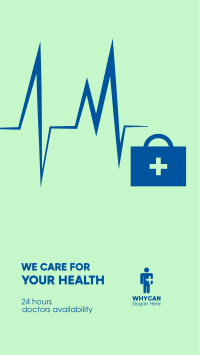 We Care for Your Health Instagram story Image Preview