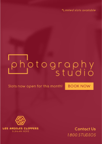 Sleek Photography Studio Flyer Image Preview