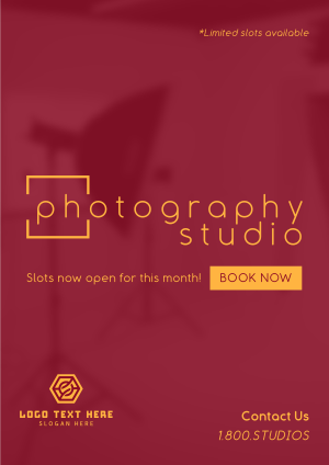 Sleek Photography Studio Flyer Image Preview