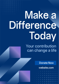 Donate Today Agnostic Poster Design