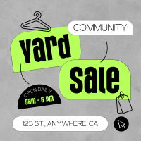 Community Yard Sale Thrift Instagram post Image Preview