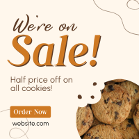 Cookie Dessert Sale Instagram Post Design