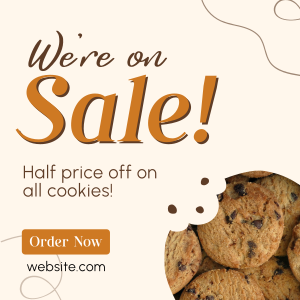 Cookie Dessert Sale Instagram post Image Preview