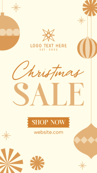 Ornamental Christmas Sale YouTube Short Design