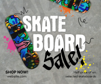 Streetstyle Skateboard Sale Facebook Post Design