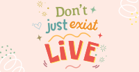 Live Positive Quote Facebook ad Image Preview