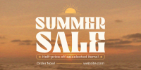 Sunny Summer Sale Twitter Post Image Preview
