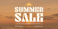 Sunny Summer Sale Twitter post Image Preview