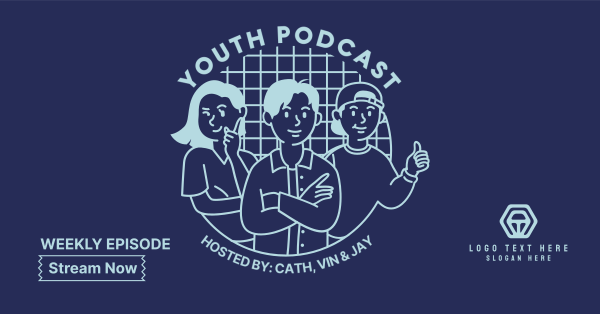 Youth Podcast Facebook Ad Design Image Preview