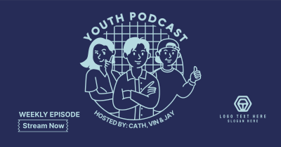 Youth Podcast Facebook Ad Image Preview