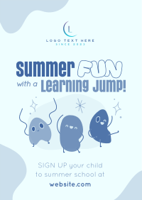 Bubbly Summer School Poster Image Preview