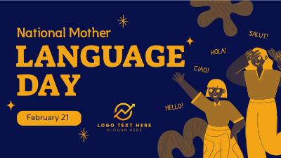 Mother Language Day Facebook event cover Image Preview