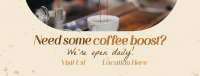 Coffee Customer Engagement Facebook cover Image Preview