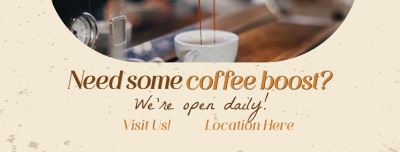 Coffee Customer Engagement Facebook cover Image Preview