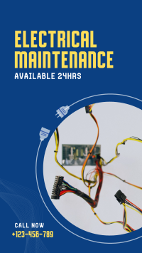 Electrical Maintenance Service Instagram story Image Preview